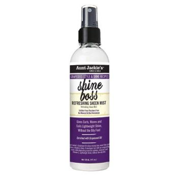 Aunt Jackie's Grapeseed Shine Boss Refreshing Sheen Mist 4oz (118ml)
