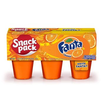 Snack Pack Fanta Orange Gelatine 6 x 3.35oz