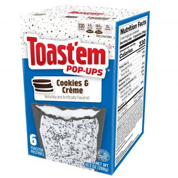 Toast'em Pop-Ups Frosted Cookies & Creme 288gr