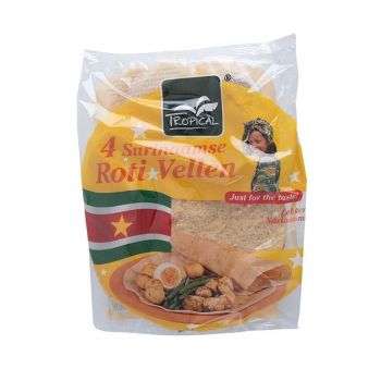 Tropical Surinaamse Roti Vellen (4 stuks) 250g