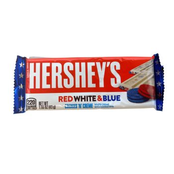 Hershey's Cookies and Cream Red White Blue 1.55 oz