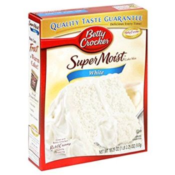 Betty Crocker Super Moist White Cake Mix 15.25oz (432g) 