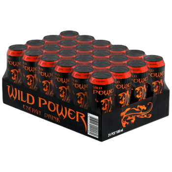 Wild Power Energy Drink 24 x 17oz (500ml)