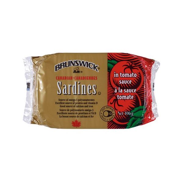 Brunswick Sardines in Tomato Sauce 3.7oz (106g)