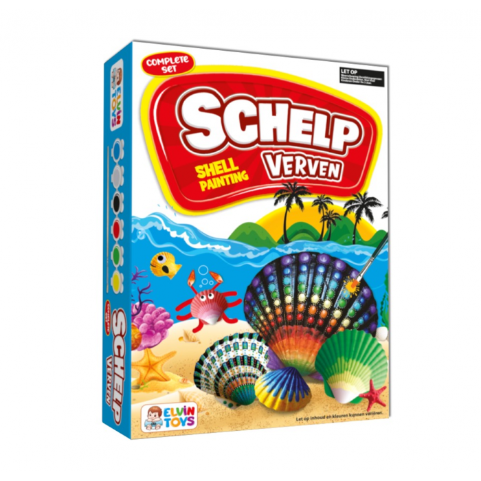 Antilliaanse Toko Schelp schilderen | Educatief speelgoed | Verven Op Schelpen | Inclusief Verf En Kwast Bestellen voor €€ 6,95 in